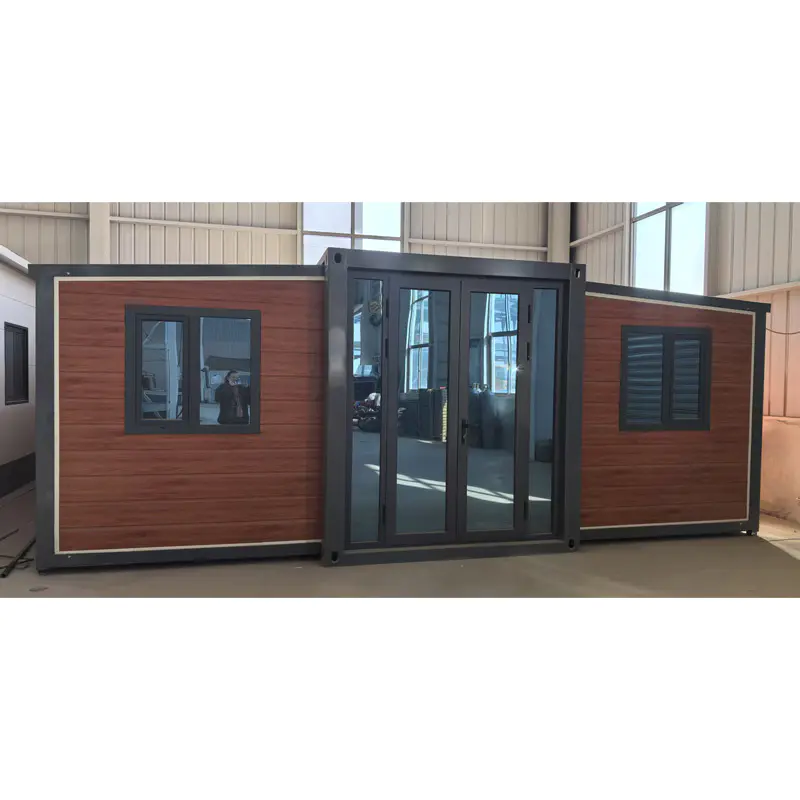 Udvideligt containerhus